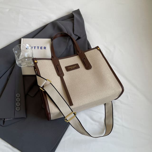Korean Style Large Capacity Women’s Tote Bag Premium High-Quality Casual Versatile Single-Shoulder Bag