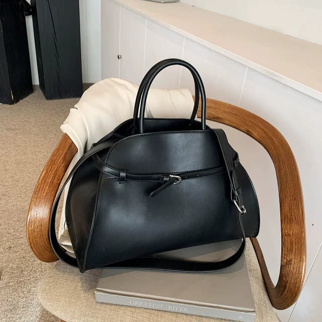 Large capacity retro handbag women's  new relaxation r.ow12 fashion high-end niche design tote bag