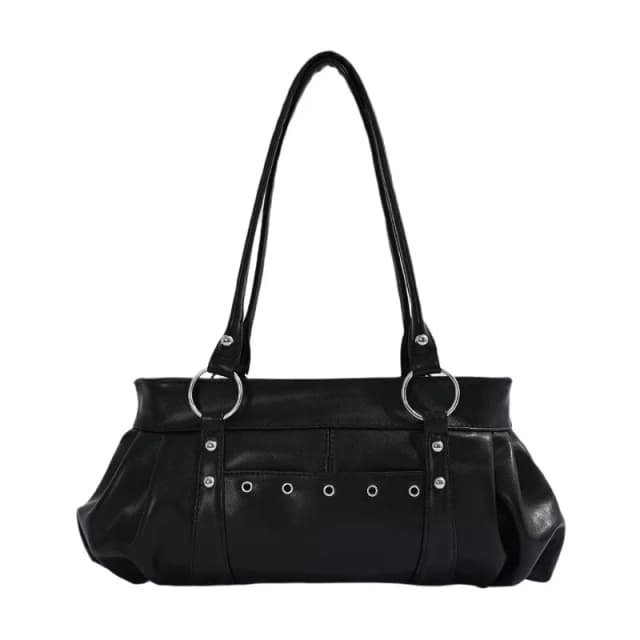 Korean-style chic and luxurious underarm bag, unique and trendy baguette bag, stylish and comfortable, large-capacity shoulder bag
