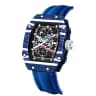 Carbon fiber pattern - nylon strap - blue case black dial blue strap