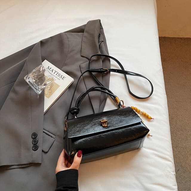 New High-End Fashion Handbag Niche Trendy Crossbody Bag Women's Simple Versatile Retro Shoulder Bag