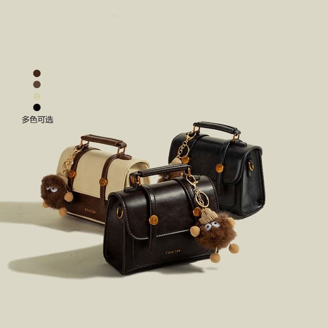 Fashionable Hand Carrying Small Square Bag Women's Korean-style Ins Fashionable High-end Shoulder Bag
