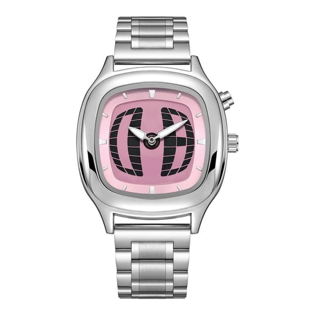 Millennium watch, men's waterproof retro steel band deformable digital dynamic watch, men's and women's quartz watch, women's trendy watch