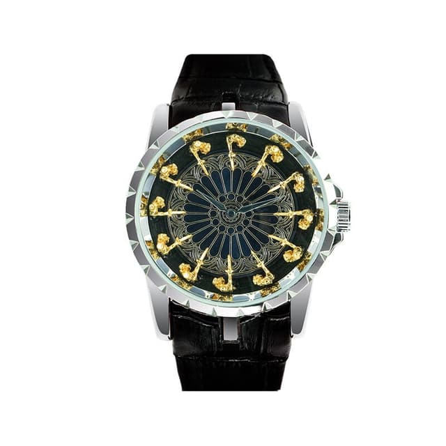 12 Knight fashion trend large dial waterproof men's student watch retro watch casual popular TikTok