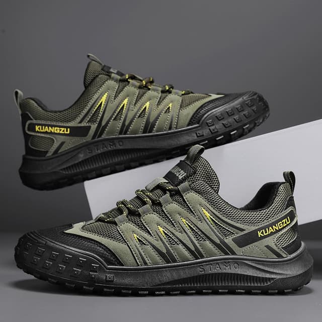 Demi-season sports shoes outside climbing, work wear-resistant casual footwear platform suitable for hiking