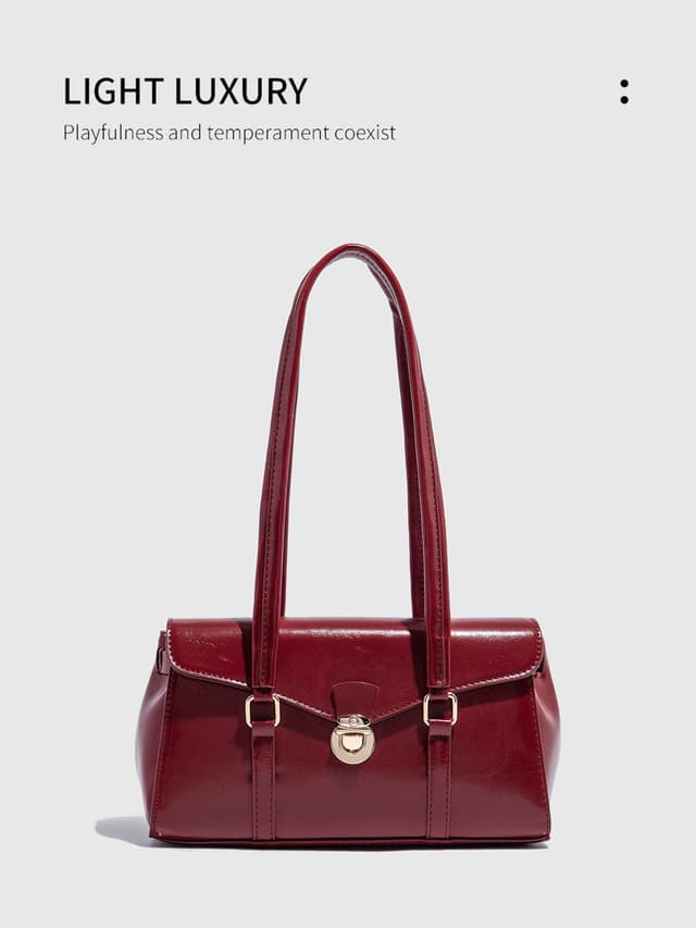 Niche Light Luxury High-end Underarm Bag Women's  Spring and Summer New French Retro Shoulder Bag Exquisite Crossbody Bag