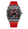 707 black shell black face red belt model