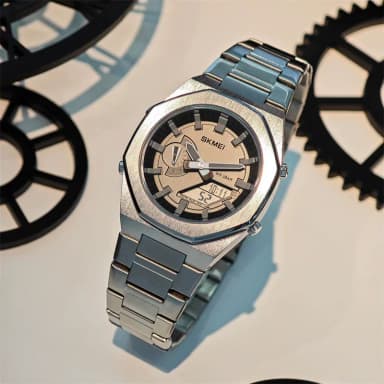 Skmei Moment Beauty Cross-Border Men's Watch Fashion Sports Wristwatch Universal Alloy Waterproof Quartz Men's Watch