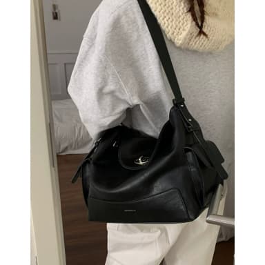 Large-Capacity Commuter Tote Bag for Women Autumn and Winter New Casual Shoulder Bag Retro High-End Crossbody Bag