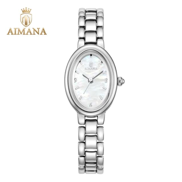 Aimana's New Pigeon Egg Dial Watch for Women, High-End Style, Light Luxury, Elegant Wristwatch, Exquisite and Versatile Quartz Watch
