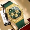 Eu-893 gold shell green silicone band (eu standard)