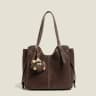 Brown ribbon charm