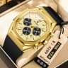 893 gold shell gold surface silicone band