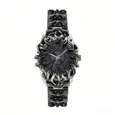 Millennium Alien Claw Watch Men's Retro Y2K Cro Iris Flower European and American Cross-Border Hot Item