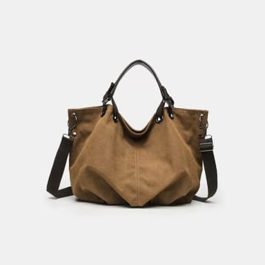 Japanese Vintage Tote Bag Women's Commuter Handbag Lazy Style Large Capacity Tooling Canvas Bag Student Class Bag