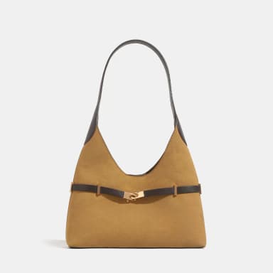 Retro Matte Suede Hobo Underarm Bag for Women, New Autumn and Winter Style, High-End Tote Bag, Simple Shoulder Bag for Work Clothing