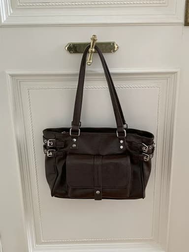 New Trendy Fashion Retro Tote Bag with a High-End Feel, Large Capacity Single-Shoulder Commuter Bag