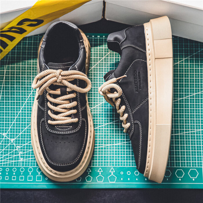 Summer breathable low sneakers, footwear, Korean style - Image 4