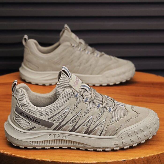 Demi-season sports shoes outside climbing, work wear-resistant casual footwear platform suitable for hiking - Image 5