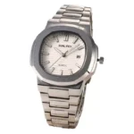 SUNLIFEX Shake Tone Fast Hand Live Explosions Stainless Steel Nautilus Watch Couple Watch Men's Watch Wholesale - Image 5