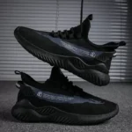 Free Shipping Cross-border Men's Shoes Casual sneaker Flow All-match Coconut Shoes Lightweight Travel Shoes Breathable Student Flying Woven Shoes - Image 3