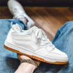 Four Seasons White Shoes Men's Casual All-match Trendy Brand Board Shoes dunk Dexu Sense Skateboard Spring and Autumn plus size Couple - Image 4