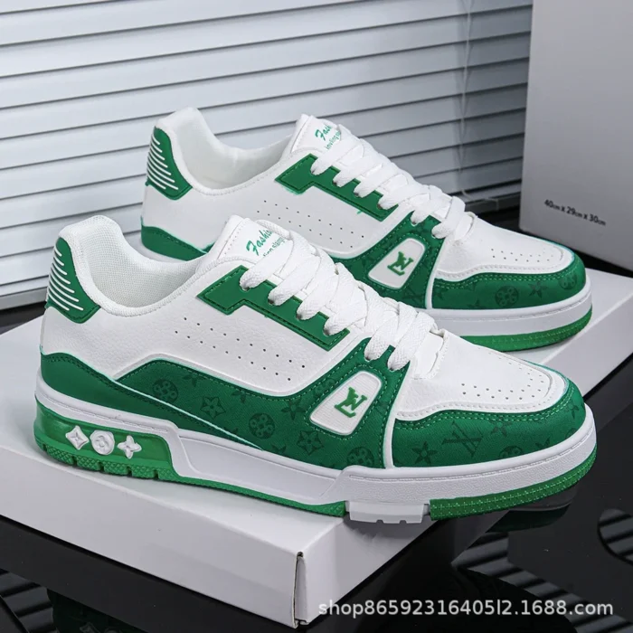 Summer New Classic Lv Sneakers Black and White Panda Thick-Soled Men's Sports and Casual Shoes Versatile Men's Shoes Wholesale - Image 4