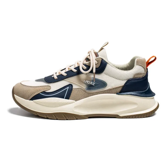 New Spring & Fall Thick-Soled Dad Shoes Men's Casual Versatile Sports Shoes Running Forrest Gump Retro Ins Trbottomy Shoes - Image 5
