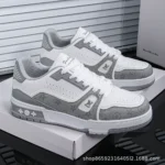 Summer New Classic Lv Sneakers Black and White Panda Thick-Soled Men's Sports and Casual Shoes Versatile Men's Shoes Wholesale - Image 2