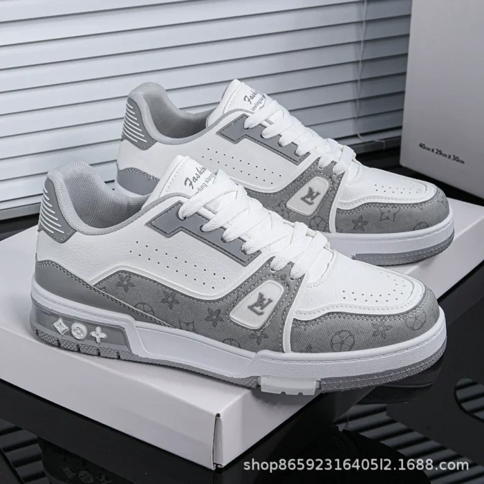 Summer New Classic Lv Sneakers Black and White Panda Thick-Soled Men's Sports and Casual Shoes Versatile Men's Shoes Wholesale - Image 2
