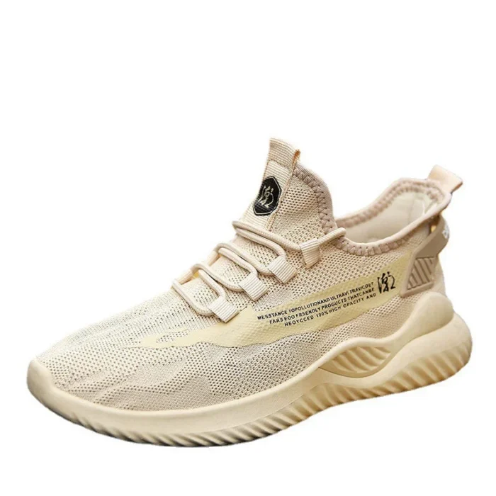 Free Shipping Cross-border Men's Shoes Casual sneaker Flow All-match Coconut Shoes Lightweight Travel Shoes Breathable Student Flying Woven Shoes - Image 5