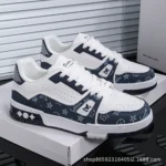 Summer New Classic Lv Sneakers Black and White Panda Thick-Soled Men's Sports and Casual Shoes Versatile Men's Shoes Wholesale - Image 3