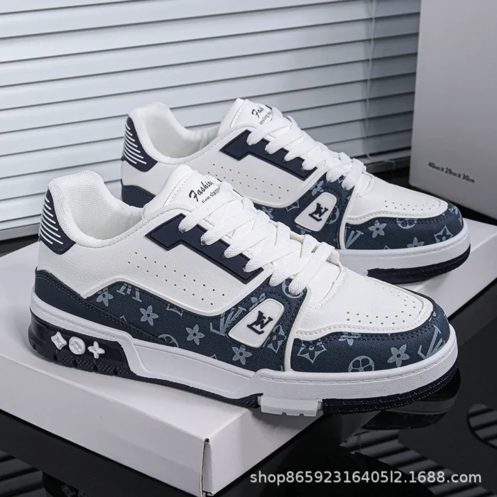 Summer New Classic Lv Sneakers Black and White Panda Thick-Soled Men's Sports and Casual Shoes Versatile Men's Shoes Wholesale - Image 3