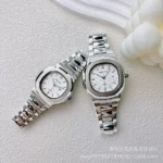 SUNLIFEX Shake Tone Fast Hand Live Explosions Stainless Steel Nautilus Watch Couple Watch Men's Watch Wholesale