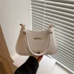 New Commuting Solid Color Underarm Bag Crossbody Bag Casual Fashion Shoulder Bag Spring Temperament Women's Handbag - Image 4