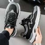 Men's Shoes Summer New Breathable Sandals Trendy Versatile Youth Hollow Mesh Shoes Casual Soft Sole Non-Slip Running Shoes - Image 2