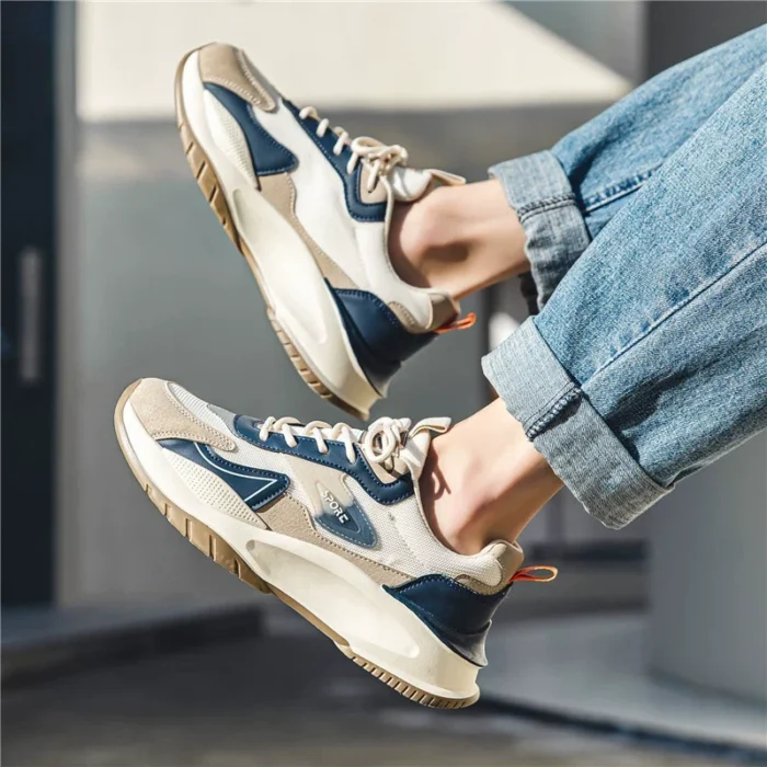 New Spring & Fall Thick-Soled Dad Shoes Men's Casual Versatile Sports Shoes Running Forrest Gump Retro Ins Trbottomy Shoes - Image 3