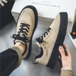 Men's Sneakers Summer  New Low-Top Sports Casual Youth Trendy Retro Thick-Soled Training Shoes Wholesale