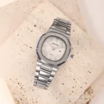 SUNLIFEX Shake Tone Fast Hand Live Explosions Stainless Steel Nautilus Watch Couple Watch Men's Watch Wholesale - Image 2