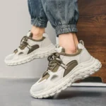 Popular online popular men's shoes New Spring versatile casual height increasing white sports Hong Kong style Daddy ins fashion shoes - Image 5