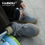 Universal Men's Board Shoes Gray Blue Bread Shoes Men's Spring Trendy Casual American All-match Slide Top-breaking Board Shoes - Image 4