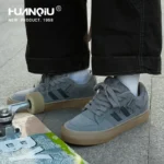 Universal Men's Board Shoes Gray Blue Bread Shoes Men's Spring Trendy Casual American All-match Slide Top-breaking Board Shoes - Image 3