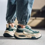 Men's Shoes Spring New Teenager Fashion Explosions Sports Leisure All-match Thick-soled Wear-resistant Men's Torre Trendy Shoes - Image 4