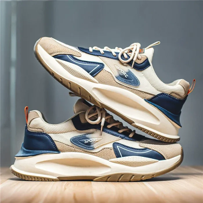 New Spring & Fall Thick-Soled Dad Shoes Men's Casual Versatile Sports Shoes Running Forrest Gump Retro Ins Trbottomy Shoes - Image 2