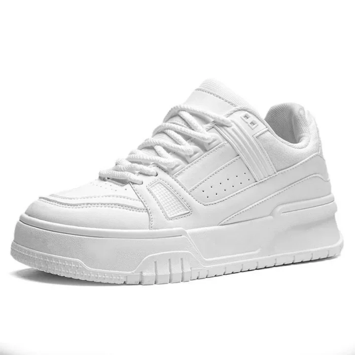 Men's Shoes Autumn New Breathable White Shoes Niche Design All-match Youth sneaker Platform Casual Board Shoes for Men - Image 5