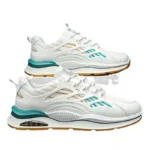 Men's Shoes Summer Breathable New Youth Sports Shoes Mesh Running Casual White Thick-Soled Dad Trendy Shoes - Image 5