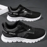 Shoes Men's Summer New Soft Sole Breathable Casual Shoes Trendy Student Shoes Manufacturer Shallow Mouth Fashion Sports Men's Shoes - Image 3