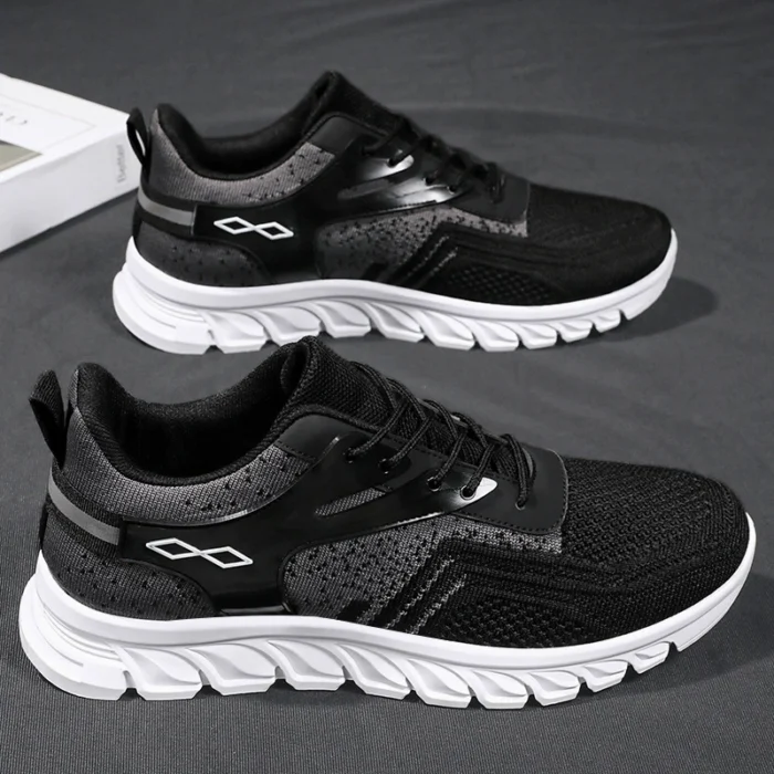 Shoes Men's Summer New Soft Sole Breathable Casual Shoes Trendy Student Shoes Manufacturer Shallow Mouth Fashion Sports Men's Shoes - Image 3