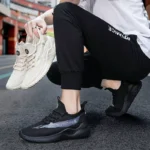 Free Shipping Cross-border Men's Shoes Casual sneaker Flow All-match Coconut Shoes Lightweight Travel Shoes Breathable Student Flying Woven Shoes - Image 4