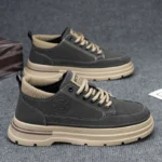 Martin Boots Men's Shoes Spring New Breathable Workwear Shoes Men's Trendy All-match Thick-soled sneaker Casual Sneakers